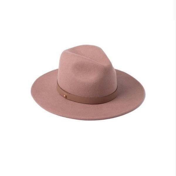 Lack of Color The Fleur Hat in Dusty Mauve NWT