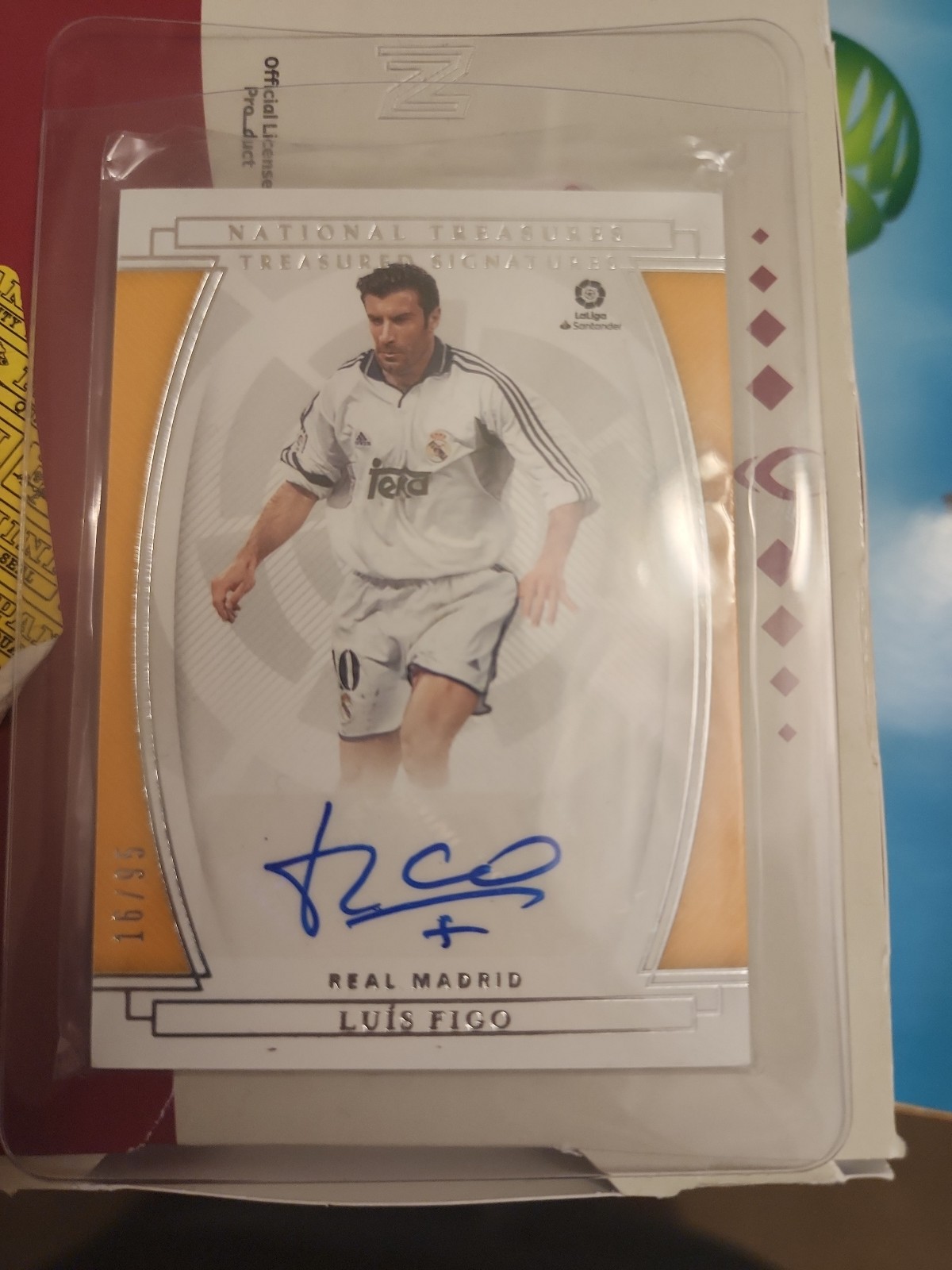 Luis Figo panini national treasure
