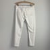 AG Jeans The Legging Ankle White 30R White Fray Super Skinny