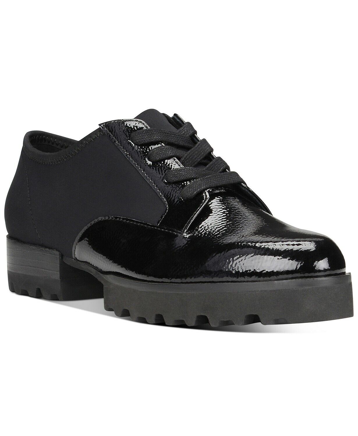 Women's Donald J Pliner Elee Lug Sole Lace-up Oxfords Black 6.5 B4HP