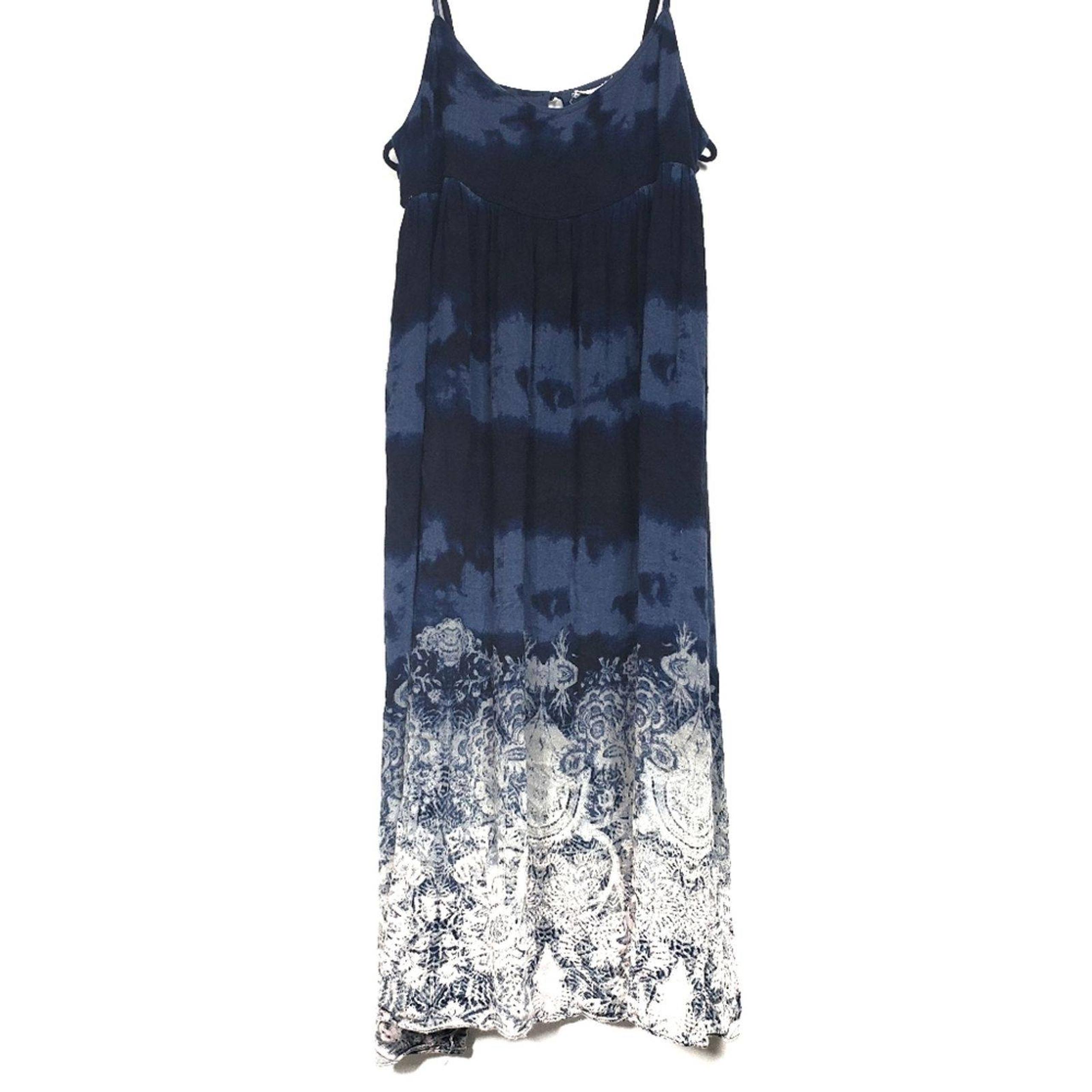 Ecote Blue Tie Dyed Dress