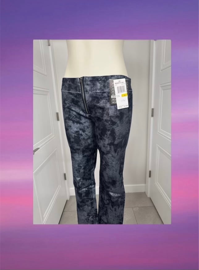 Brand NEW Members Only Indigo Silver Skinny Cotton Jeans 128 MSRP zip Sz M NWT