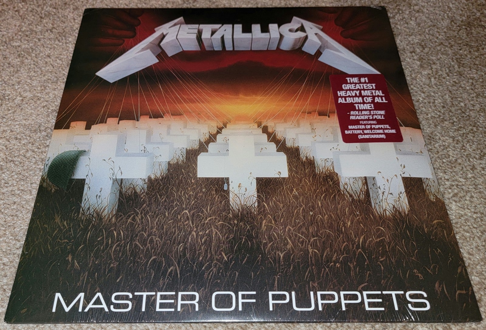 METALLICA-MASTER OF PUPPETS-2014-US REISSUE-NEW & SEALED