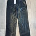 MVN The Label Eliza Faux Leather Wide Leg Pants Black Vegan Womans 6