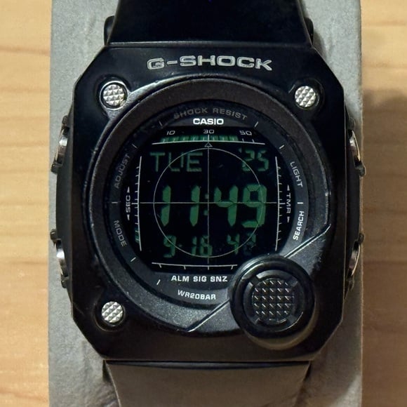 Casio G-Shock G-8000-1A “Sniper” Black Green Men's Digital Watch 8000 G8000