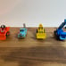 Vintage - Bob the Builder Die Cast Construction Vehicle Car Lot of 4 (magnetic)