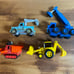 Vintage - Bob the Builder Die Cast Construction Vehicle Car Lot of 4 (magnetic)