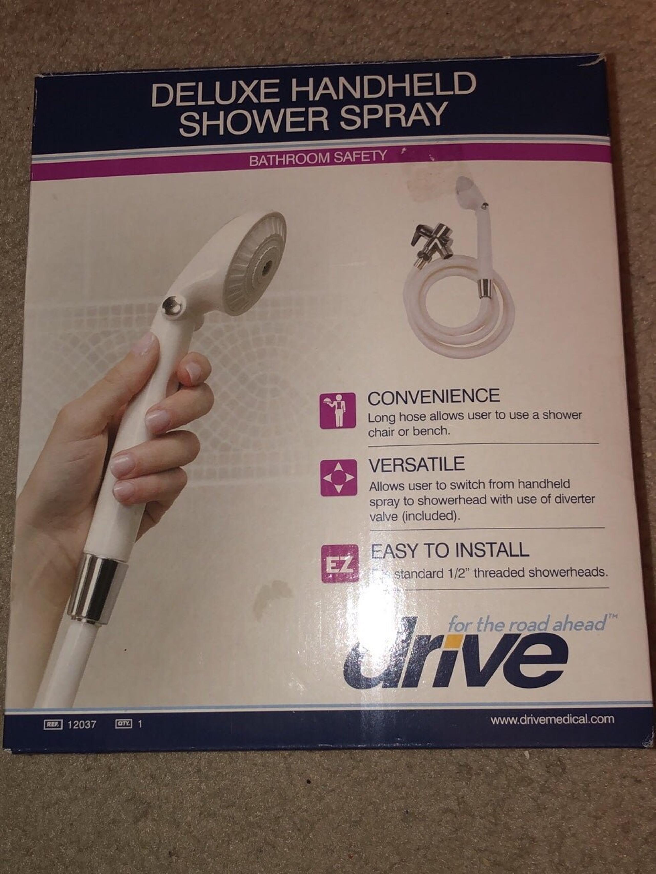 NEW Drive Deluxe Handheld Shower Spray
