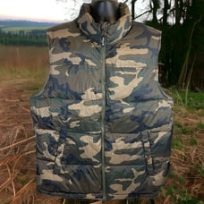 Levis Ultra Loft Quilted Camo Hunting Hiking Puffer Vest Mens XXL MSRP 120 New