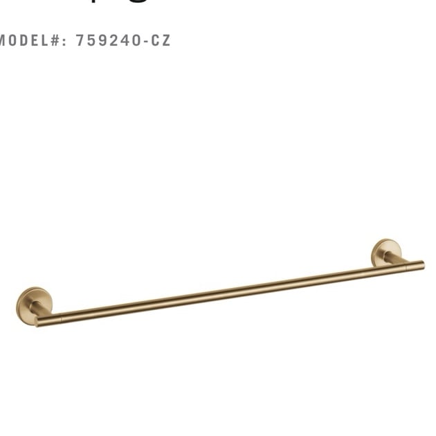 Delta Trinsic 24” towel bar