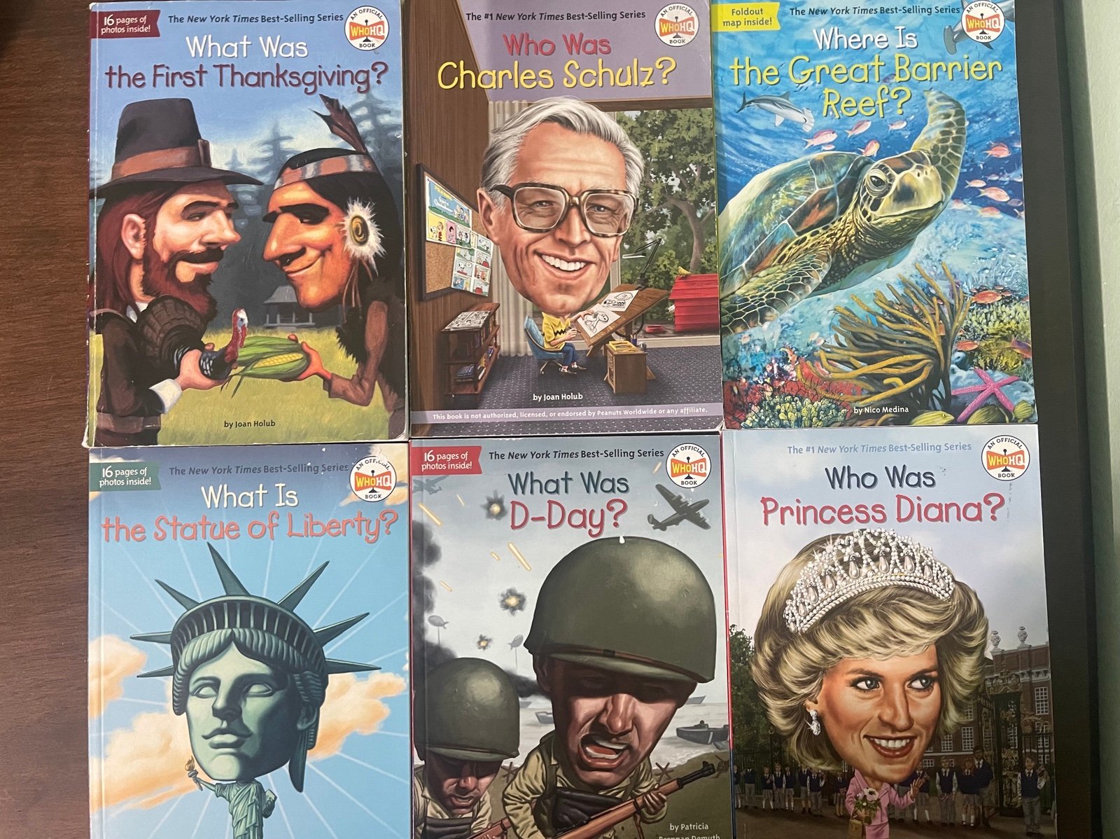 SET OF 6!! What was and Who Was/is Books