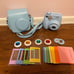 Blue Instax Mini 75 bundle