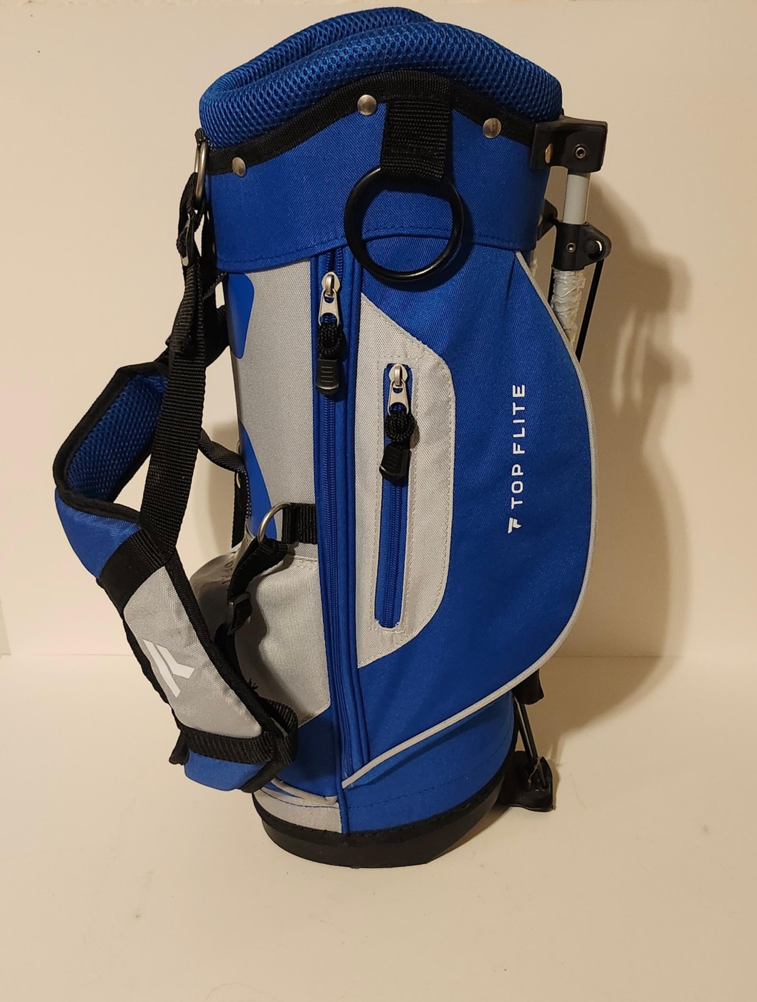 Top Flite Golf Bag Kids Boys Youth Size Used Pre Owned Sports Zip Storage Bag