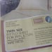 Sears yellow twin flat & fitted sheet