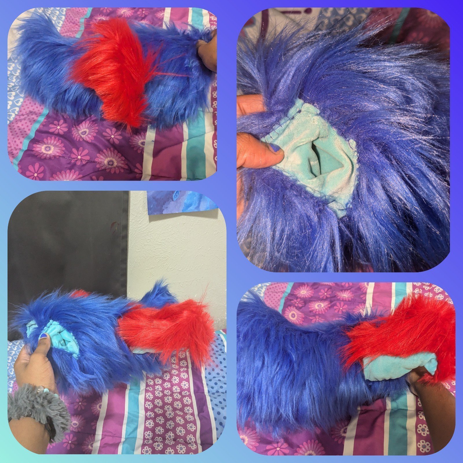 Fursuit Tail Premade with Wings Price Drop!