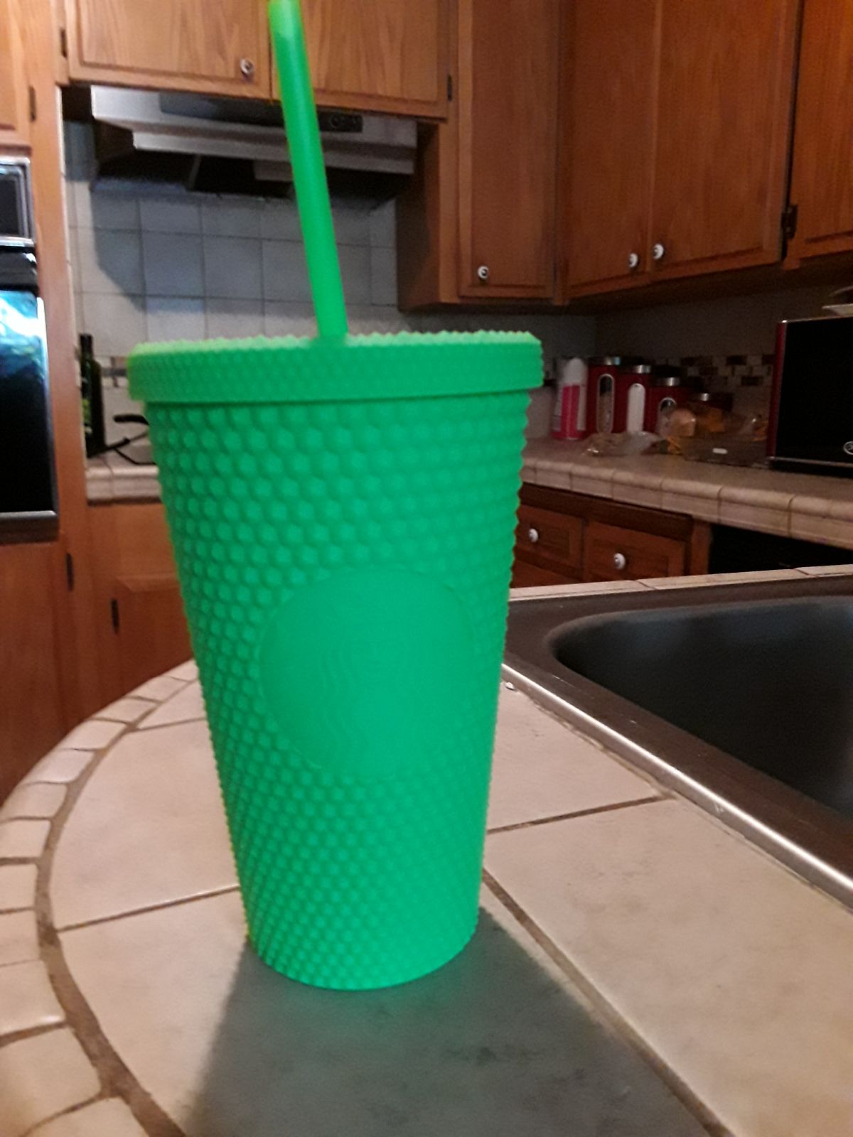 Starbucks Red studded tumbler
