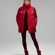 NWT LuLuLemon Team Canada 22 Women's Down Jacket CPC Logo Size 8