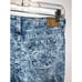 True Religion Geno Acid Wash Denim Roll-Up Shorts Size 16