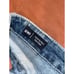 True Religion Geno Acid Wash Denim Roll-Up Shorts Size 16