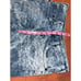 True Religion Geno Acid Wash Denim Roll-Up Shorts Size 16