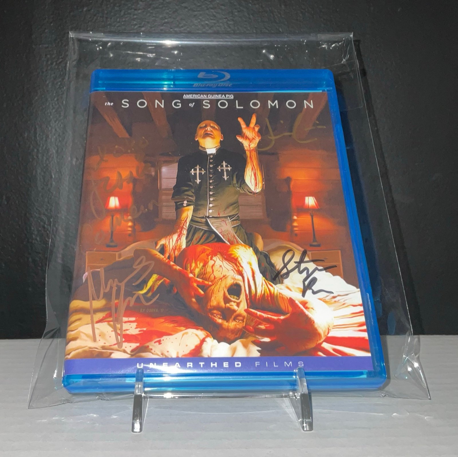 American Guinea Pig The Song Of Solomon Blu-ray Signed Near Mint + Ships In Box