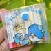 Vintage 80s authentic SANRIO penguin Tuxedo Sam colored pencils stationary