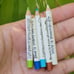 Vintage 80s authentic SANRIO penguin Tuxedo Sam colored pencils stationary