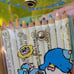 Vintage 80s authentic SANRIO penguin Tuxedo Sam colored pencils stationary