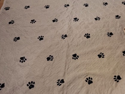 Washable Dog Pee Pads with Puppy Grooming Gloves,Puppy Pads, Reusable Pad