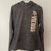 MN VIKINGS WOMENS ANTIGUA HEATHER CHARCOAL NFL ZIP UP NWT