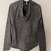 MN VIKINGS WOMENS ANTIGUA HEATHER CHARCOAL NFL ZIP UP NWT
