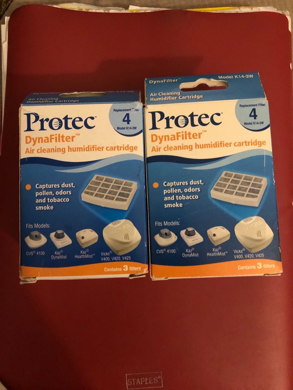 Protec DynaFilter Air Cleaning Humidifier Cartridge 2 pack