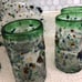 Hand blown drinking glass set