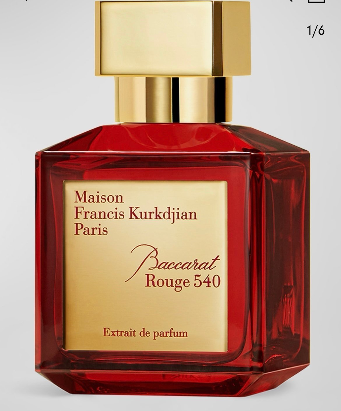 baccarat rouge 540 extrait