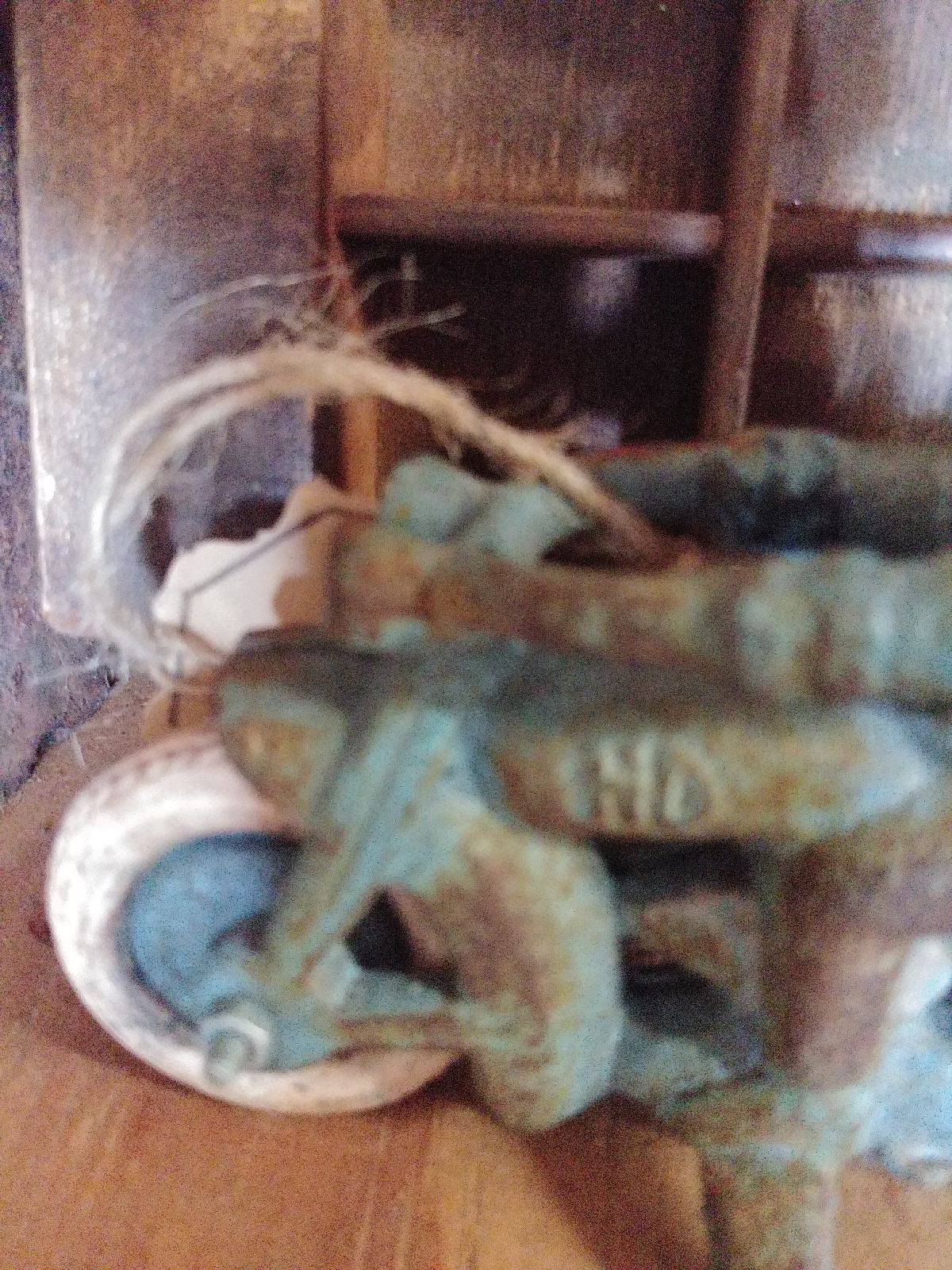 Vintage Cast Iron Toy Harley Davidson Mo