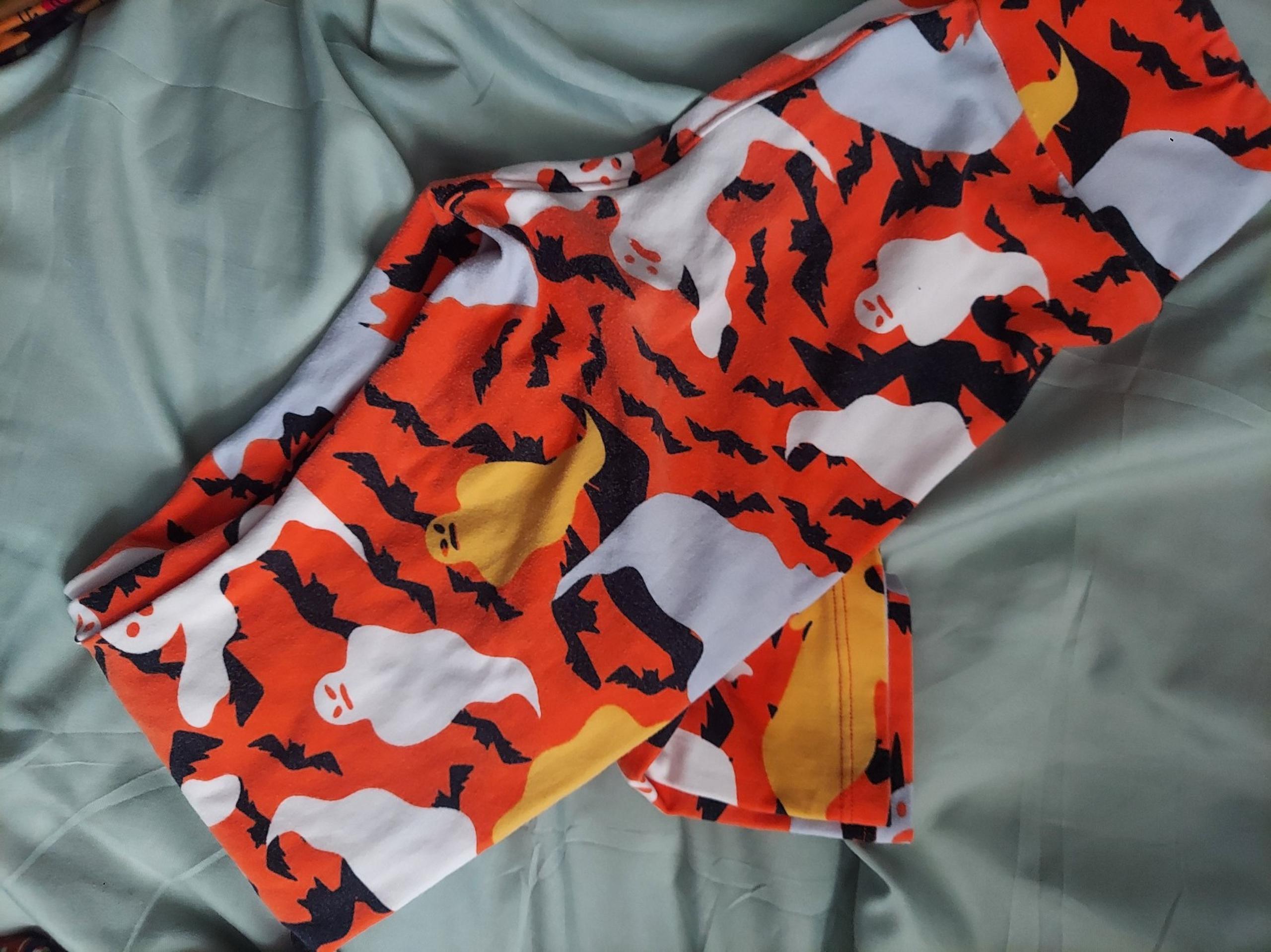 Tween Halloween Ghost Bat Leggings Lularoe