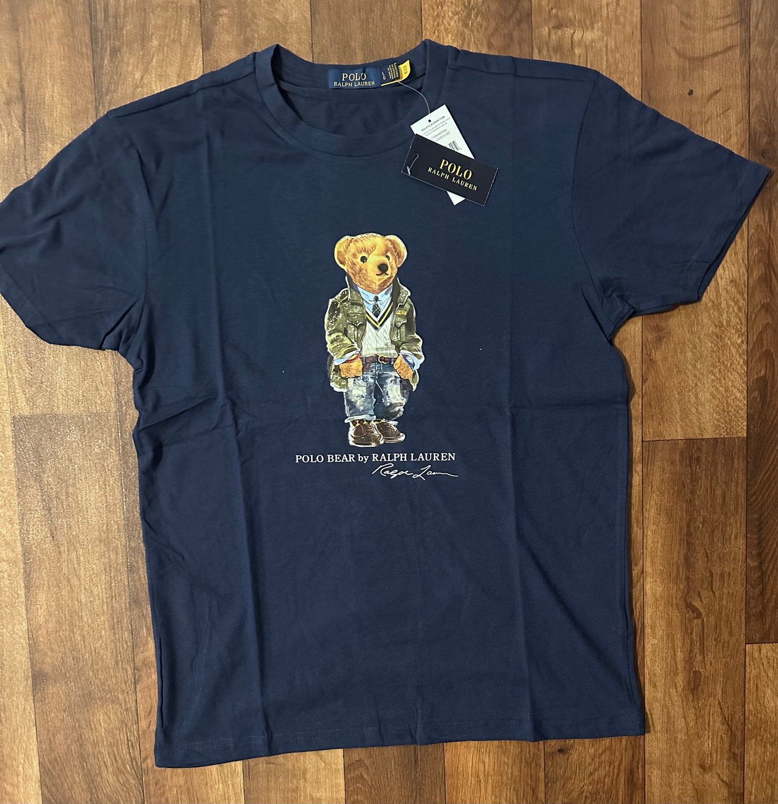 Polo Ralph Lauren Men’s Polo Bear Navy Blue size Large