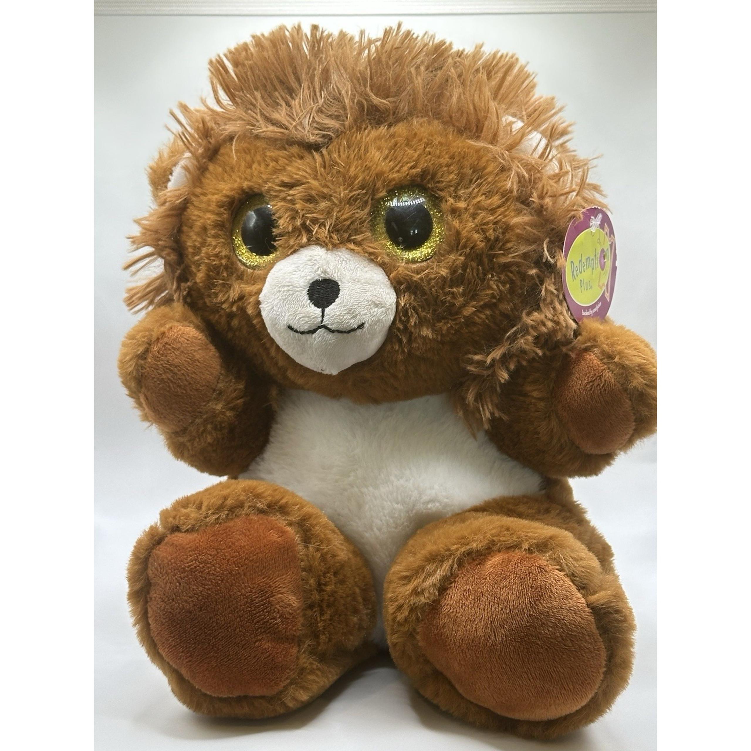 REDEMPTION PLUS JUNGLE LION Plush 9.5" Similar eyes to Beanie Boos