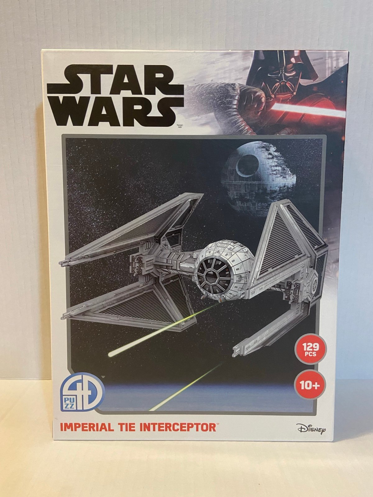 Star Wars Imperial Tie Interceptor Paper 4D PUZZ Model Kit 129 pcs NEW SEALED