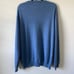 Turnbury 100% Cashmere V-Neck Long Sleeve Pullover Sweater Blue size XL