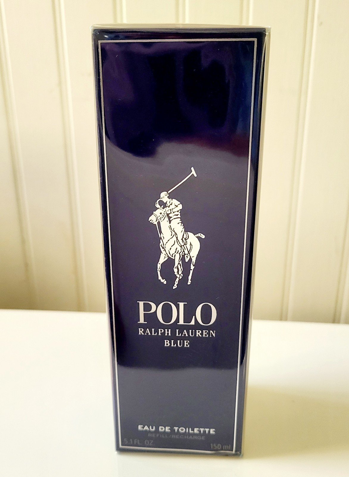RALPH LAUREN Polo Blue Eau de Toilette Cologne Refill Recharge Men 5oz 150ml NIB