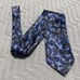 J Garcia purple blue abstract swirl silk tie