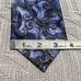 J Garcia purple blue abstract swirl silk tie