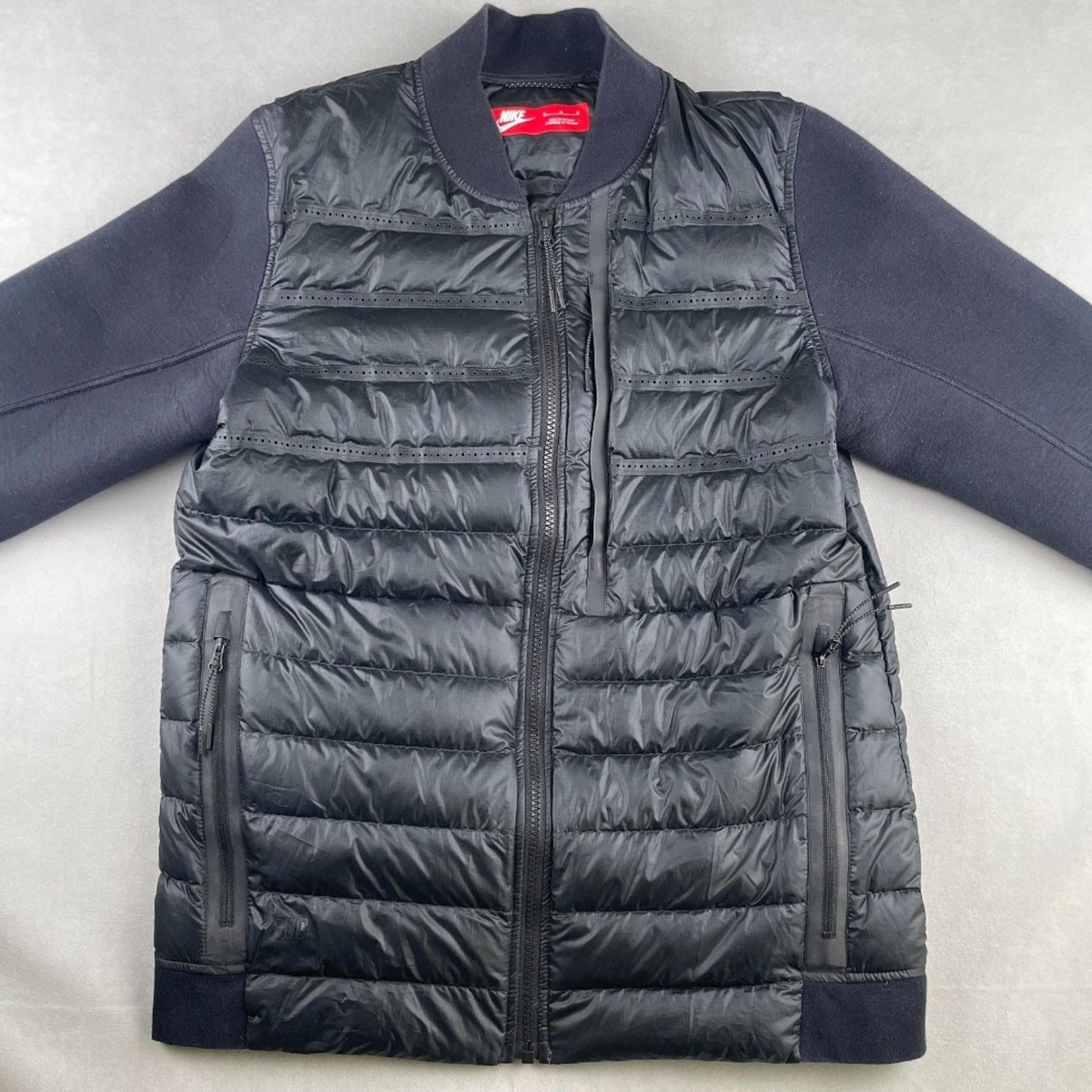 Nike Windrunner Aeroloft 800 Goose Down Jacket Men's M Black 678267 010 RARE