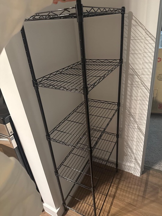 5-Wire Shelving Metal Storage Rack Adjustable Shelves,Standing Storage Shelf 54