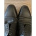 Mens Bruno Marc Black Wingtip Shoes - Sz 10.5
