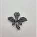 Vintage Silvertone Germany Marcasite flower Brooch
