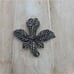 Vintage Silvertone Germany Marcasite flower Brooch