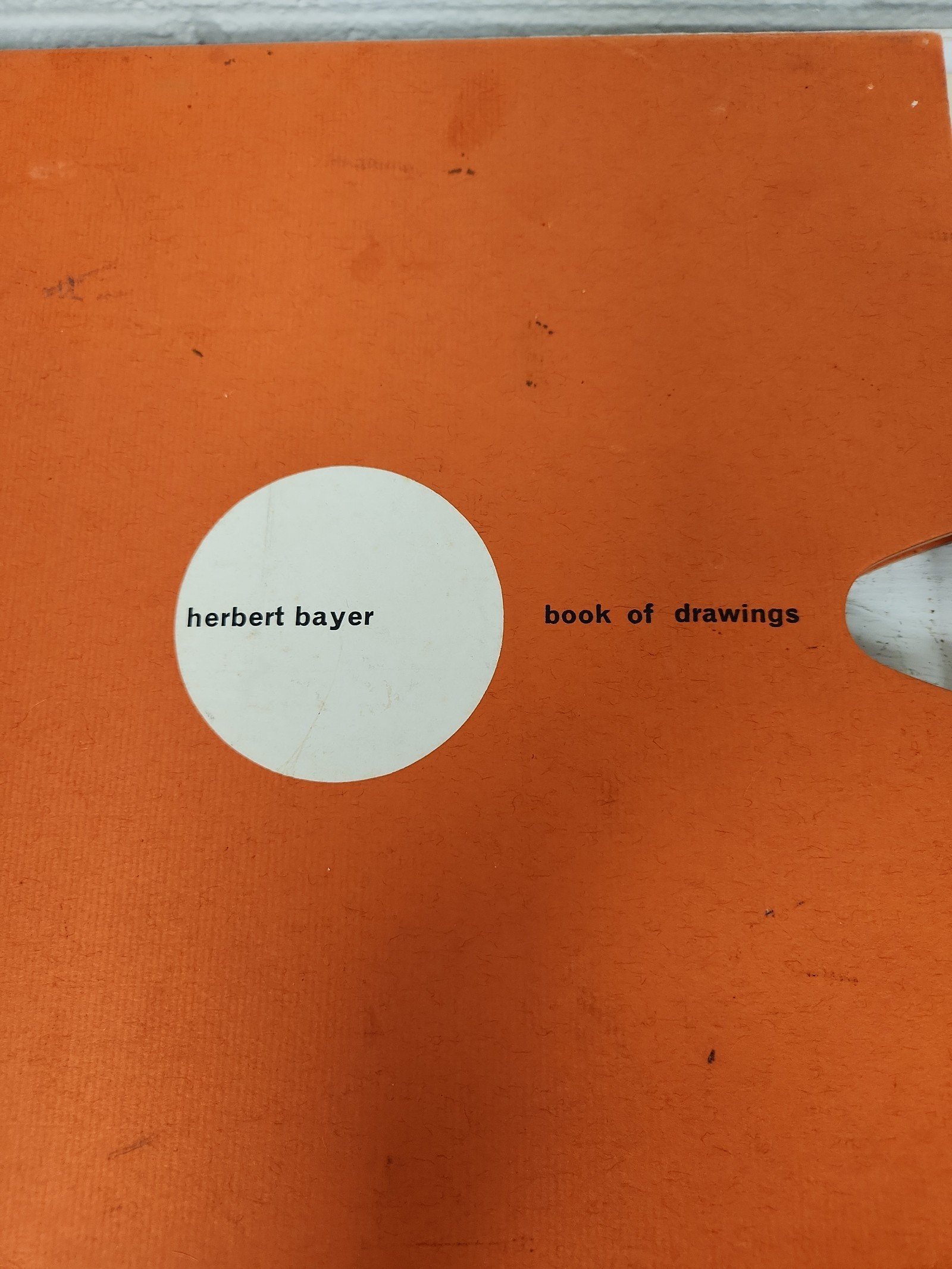 Herbert Bayer book of drawings RARE