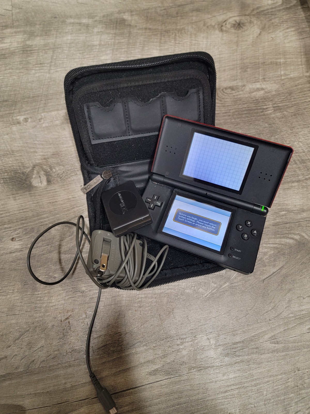 Nintendo DS Lite in Red with a Red Case
